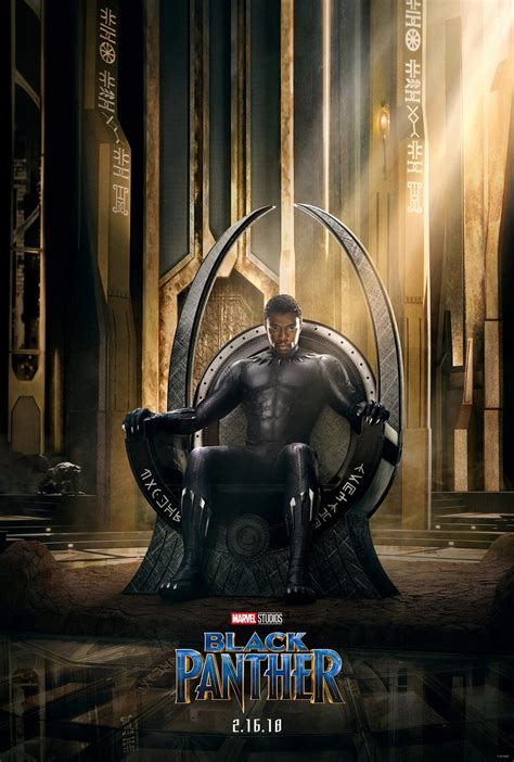 Black Panther 2018 Poster 3 Trailer Addict