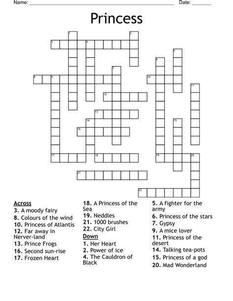 Printable Disney Crossword Puzzles Printable World Holiday