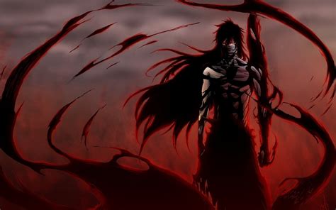 Wallpaper Illustration Red Demon Bleach Kurosaki Ichigo Darkness