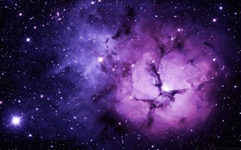 Purple Space Hd Wallpaper Hd3507