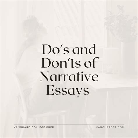 Dos Don Ts Of Narrative Essays