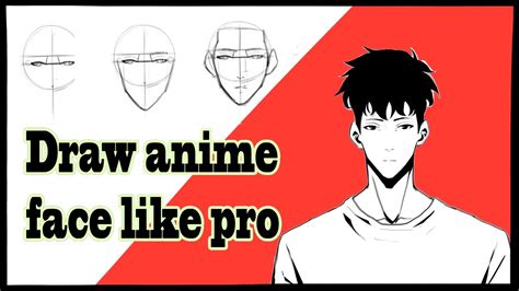 How To Draw Anime Face Similar To Solo Levelling Real Time Youtube
