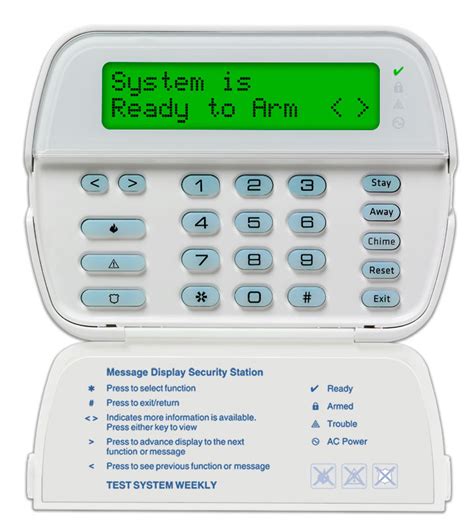 Powerseries 64 Zone Lcd Full Message Keypad Dsc Security Products Dsc