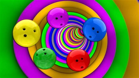 Bowling Tunnel Abc Song Learn Colors Binkie Tv Youtube