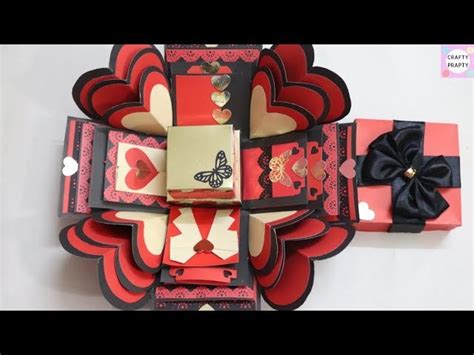 How To Make Explosion Box Diy Valentines Day Explosion Boxexplosion