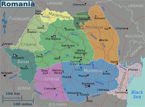 Žemėlapis Rumunija 2000 X 1469 Pixel 12 Mb Creative Commons