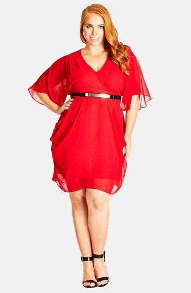 Plus Size Red Dresses For Valentines Day With Sleeves Plus Size Red
