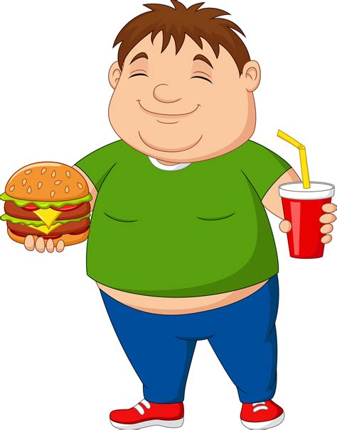 Fat Boy Eating Vector Art Icons And Graphics For Free Download