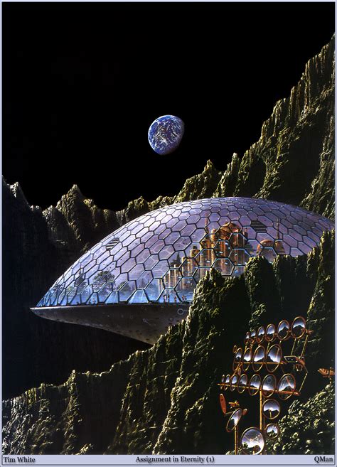 Domed Lunar City By Tim White Rimaginarycityscapes