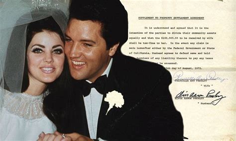 Elvis And Priscilla Presley S Divorce Papers Go Up For Auction Divorce Divorce Help Divorce