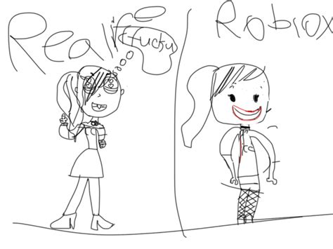 roblox vs real life roxy702 illustrations art street