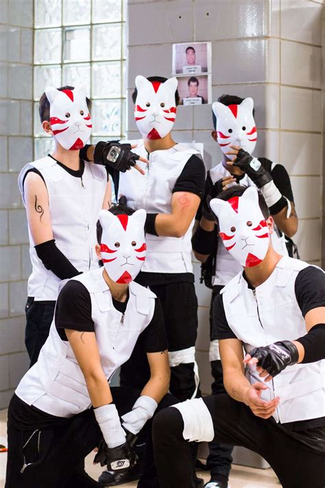 Cosplay Friends And I Dressed Up As The Anbu Black Ops For Our Schools