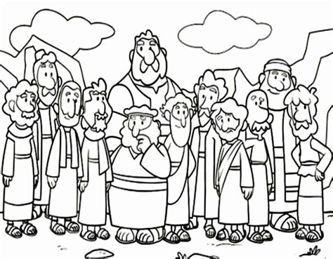 12 Disciples Coloring Coloring Pages