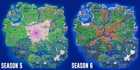 Fortnite Season 6 Map Changes Add New Spire Boney Burbs And Colossal