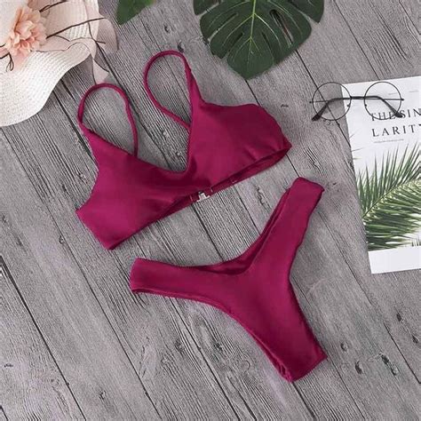 Buy Minimalism Le 2019 New Bikinis Sexy Bandeau Women