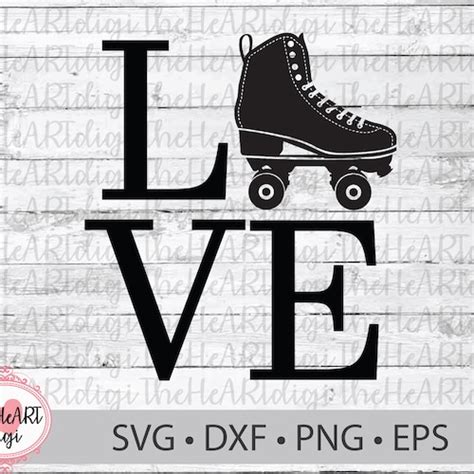 Roller Skates Clipart Svg Eps Ai Png Dxf Cdr Lets Etsy