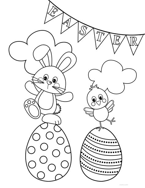 On this set of printable easter coloring pages, you will find easter eggs, lamb, bunny, and other symbols commonly associated with this beautiful time. Free Printable Easter Coloring Pages | Easter printables ...