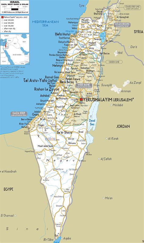 Printable Map Of Israel Printable World Holiday
