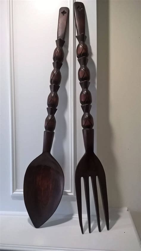 2030 Large Fork And Spoon Wall Decor
