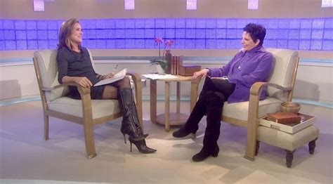 Meredith Vieira In Boots Knee High Leather Boots Meredith Vieira
