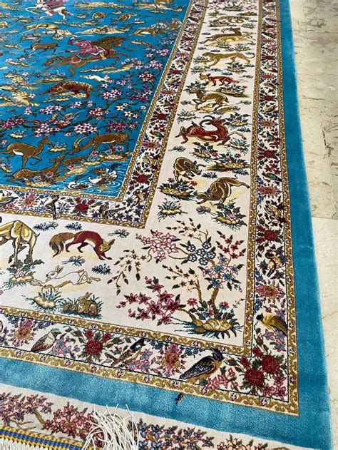 High Quality 100 Silk 49x72ft Area Hand Knotted Rug Etsy
