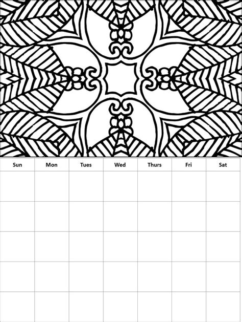 Calendar Coloring Pages Coloring Pages