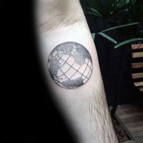 80 Globe Tattoo Designs For Men Traveler Ink Ideas