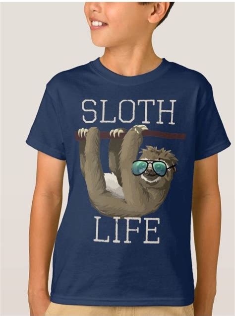11 Impressive And Cool Sloth T Shirts