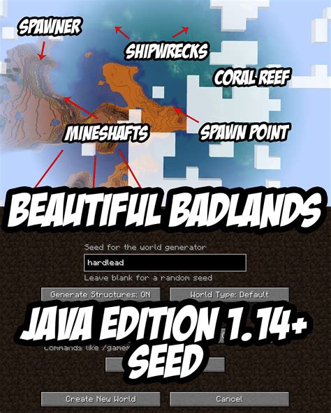 An Absolutely Beautiful Badlands Seed For Minecraft 114 And Higher