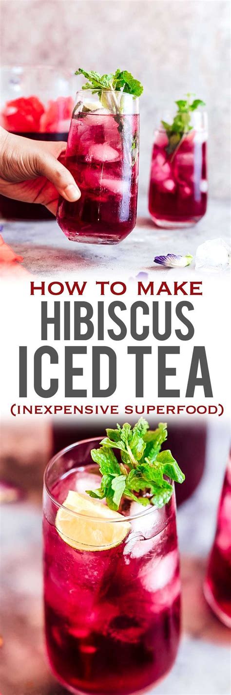 How To Make Hibiscus Tea Benefits And Side Effects Hibiscus Tea