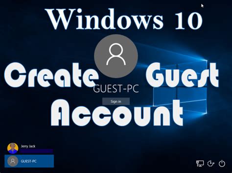 You can use the windows 10 guest account to enable other people to use your computer temporarily without seeing your private data. Windows 10 - How to create Guest Account ? | Tech Prezz