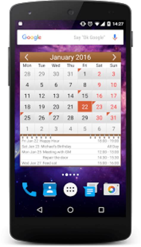 Android Için Simple Calendar Apk İndir
