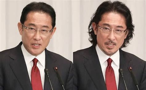 【男前】写真アプリで岸田首相を“ロン毛＆ヒゲ面”にしてみた結果