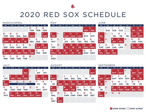 Red Sox 2022 Schedule Printable Printable World Holiday