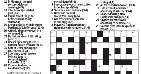 Crossword Puzzle Clue Swindle Sultro