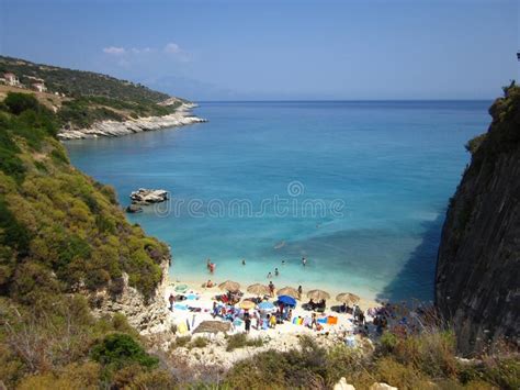 Xigia Beach Zakynthos Greece Stock Photo Image Of Paradise