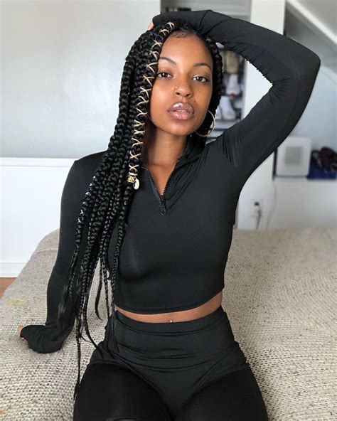 Mia Moore On Instagram “she Handle Her Business 🙇🏽‍♀️” Braided