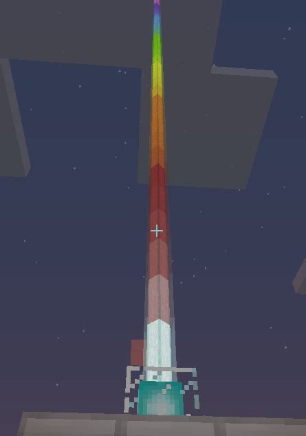 My Rainbow Beacon I Created This Beacon Has Granted Me Jumping Boosts