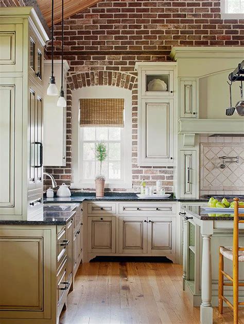 35 Unique Styling Ideas For Your Kitchens With Brick Accent Walls