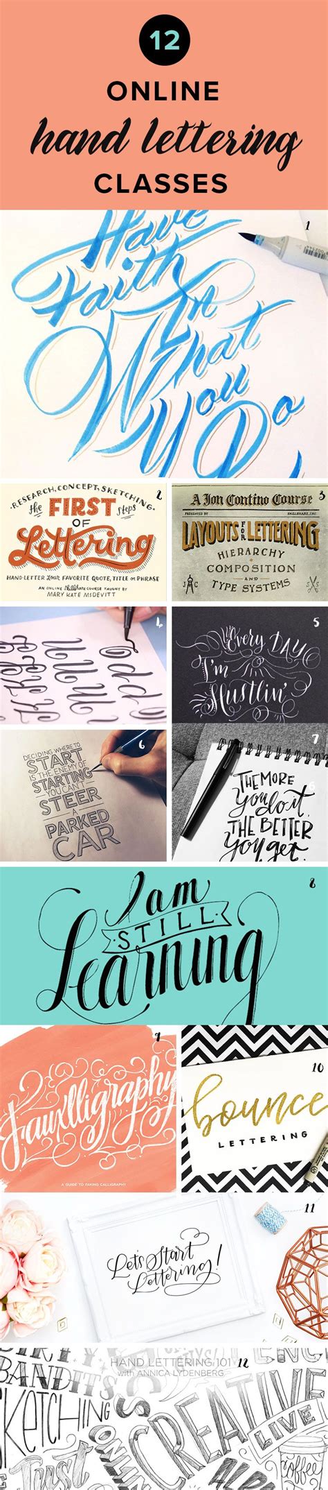 Want To Learn Hand Lettering Check Out These Awesome Online Classes