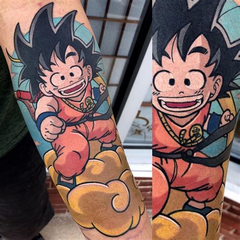 Kid Goku Tattoo Dragon Ball Tattoo Dbz Tattoo Japanese Tattoo