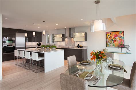 Open Concept Kitchen And Dining Modern Kitchen Vancouver By My