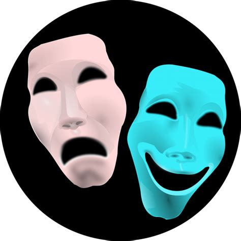 Comedy Drama Masks Zimburean Center