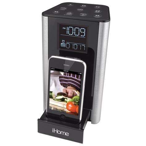 iHome iP39 Kitchen Timer and FM Alarm Clock Radio IP39SZC B&H