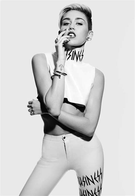 Sexy Or Smutty Miley Cyrus Poses Near Nude In Artsy Black And White