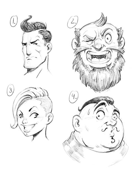 How To Draw A Cartoon Face Facial Expressions Human Face Drawing