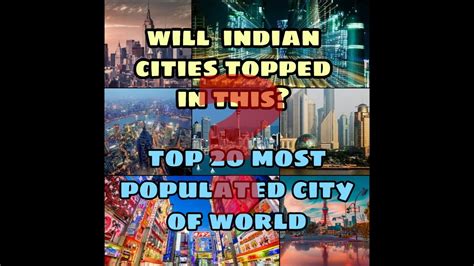 Top🔝 20 Most 😊 Populated City City In The World 🌎 2020👆 Youtube