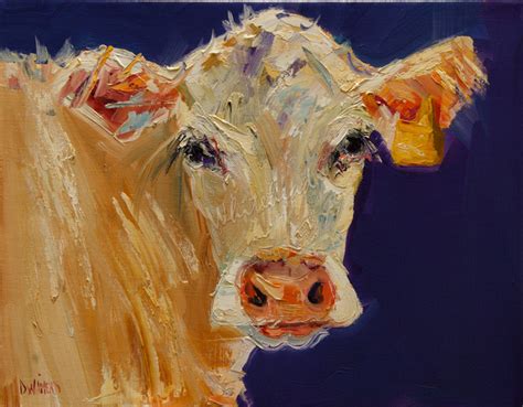 Daily Painters Abstract Gallery Artoutwest Diane Whitehead Cow Cattle