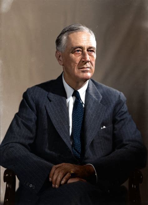 Official 1944 Campaign Portrait Of Franklin Delano Roosevelt By Leon