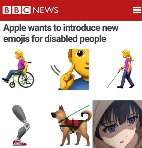 Apple Introduces New Emojis For Disabled People Ranimemes